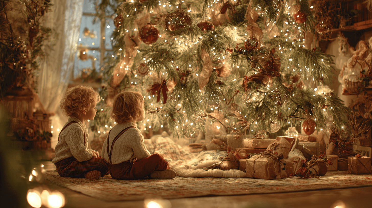 Vintage Christmas Decorations from the Great Gatsby Era