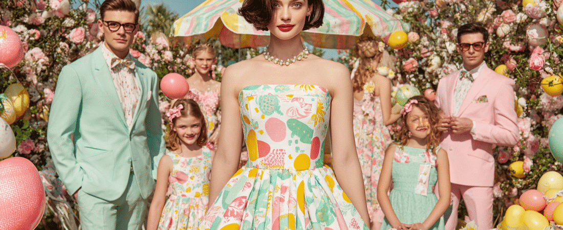 Easter Dress Inspired by the 1960s: Bright, Fun and Retro Style